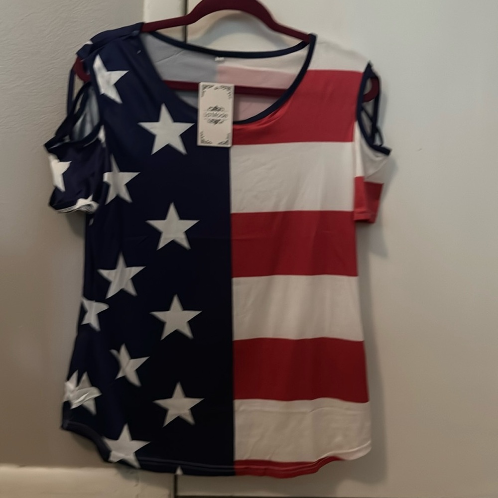 American flag shirt
